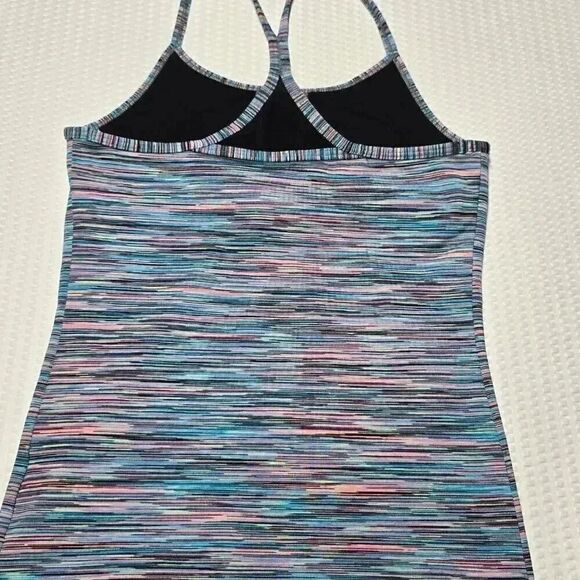 Athleta Girl Multi Color Racerback Tank Top Pullover Spaghetti Strap  M (8-10) - Picture 4 of 5
